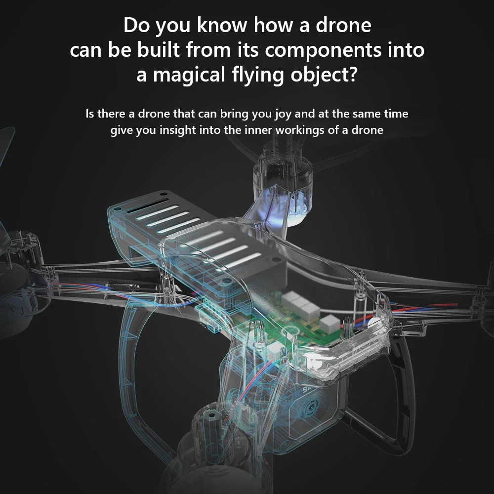 JJRC H108 DIY Teaching Assembl - Drone Camera Night Vision 评论和价格