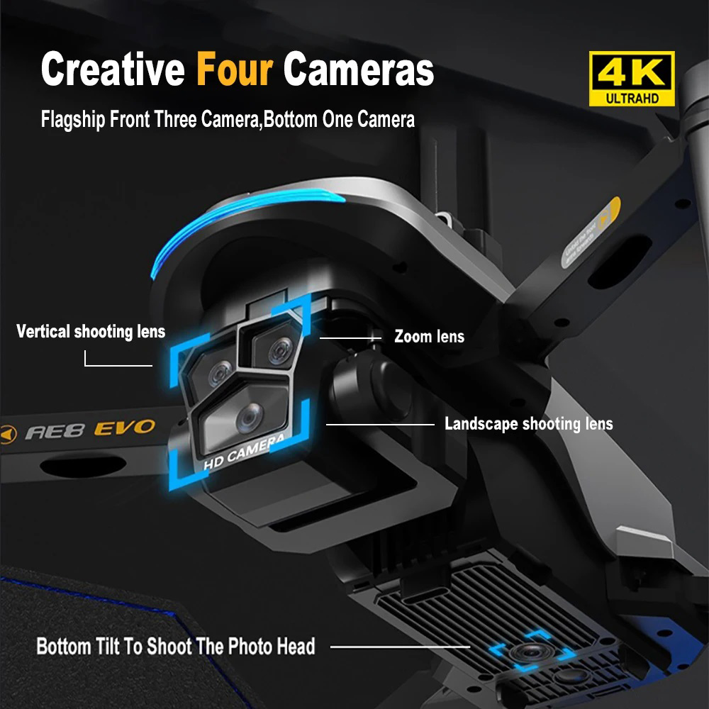 AE8 EVO Drone 4K Professional  - Drone Camera Professional 评论和价格